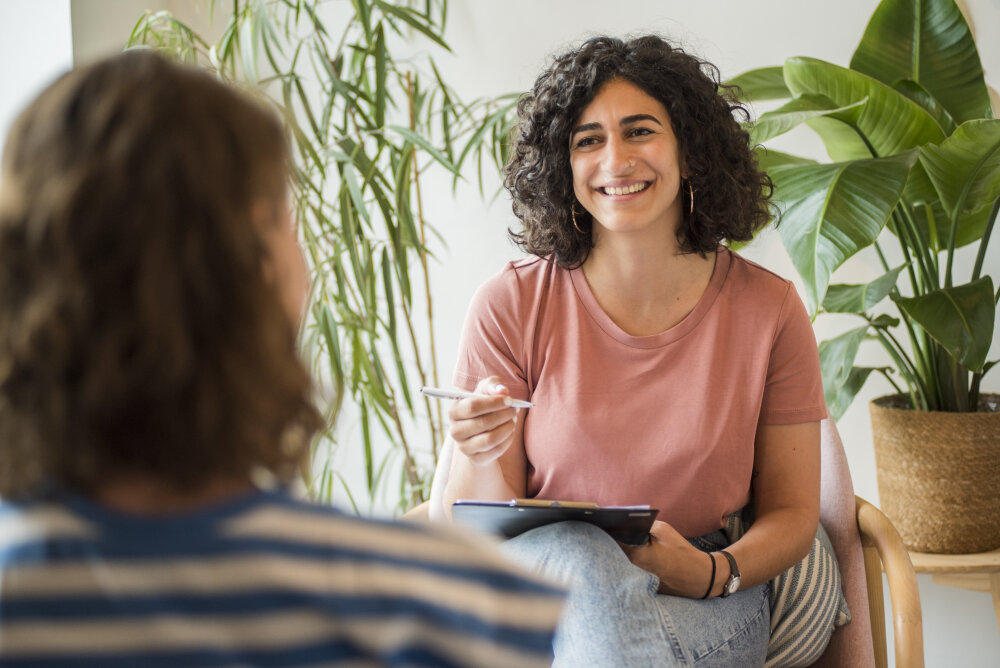 Bild von einem Beratungsgespräch