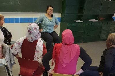 Das Foto zeigt eine Situation der Mobilen Gesundheitsberatung